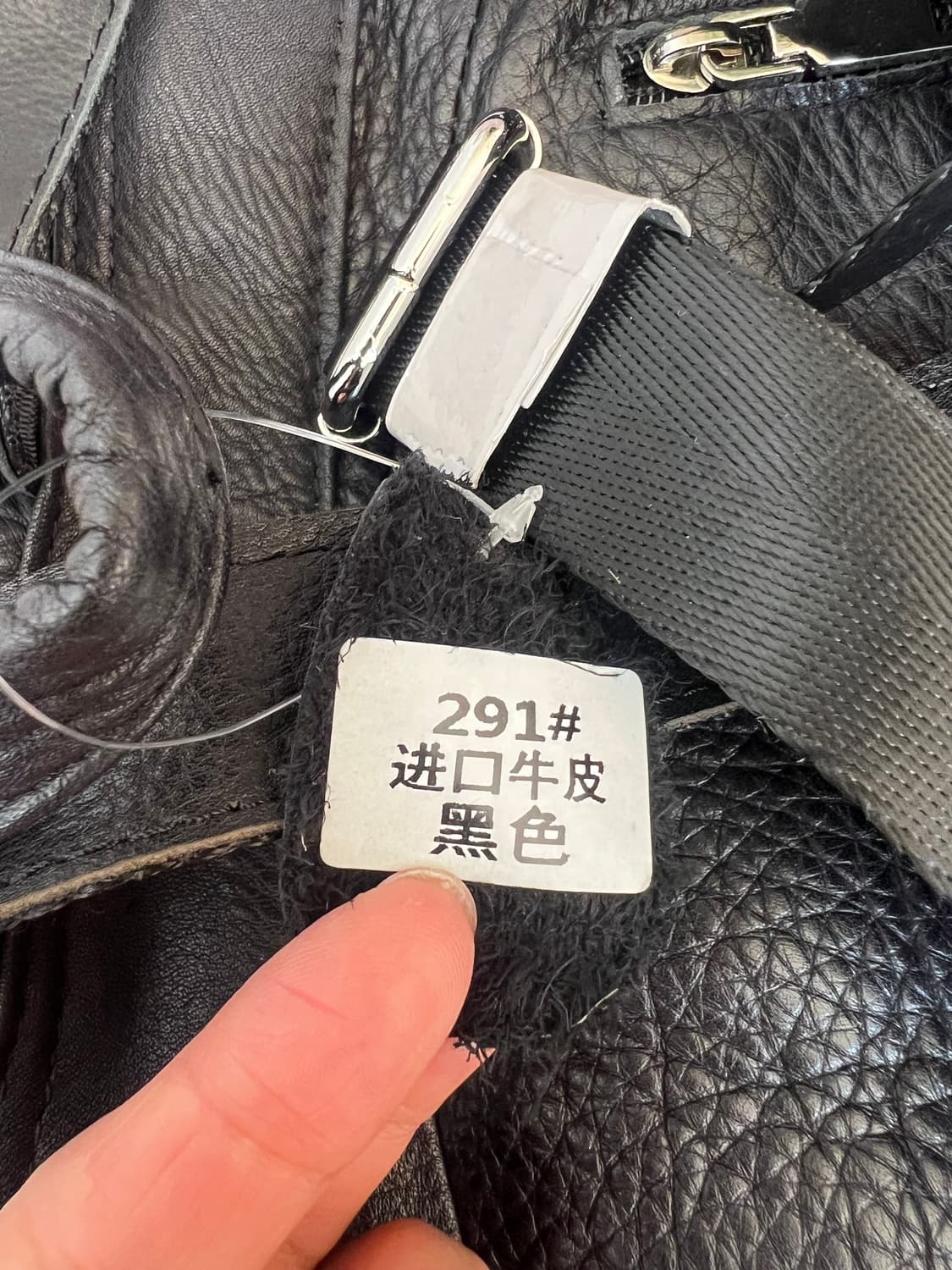 쇼핑몰 블랙 레더백팩 가죽백팩 상품이미지7