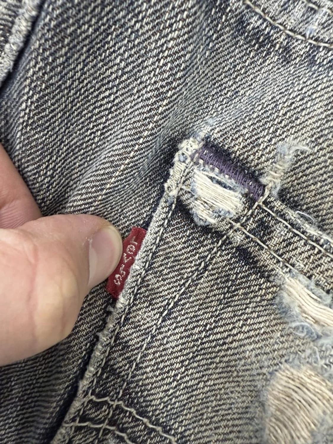 LEVI'S 503 Washed Denim Jeans 상품이미지7