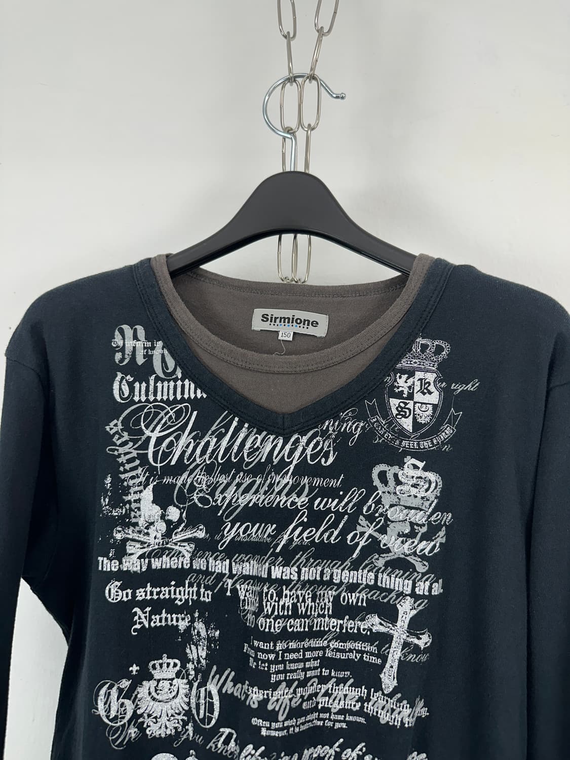 Sirmione Gothic Lettering Skull Sleeve 상품이미지5