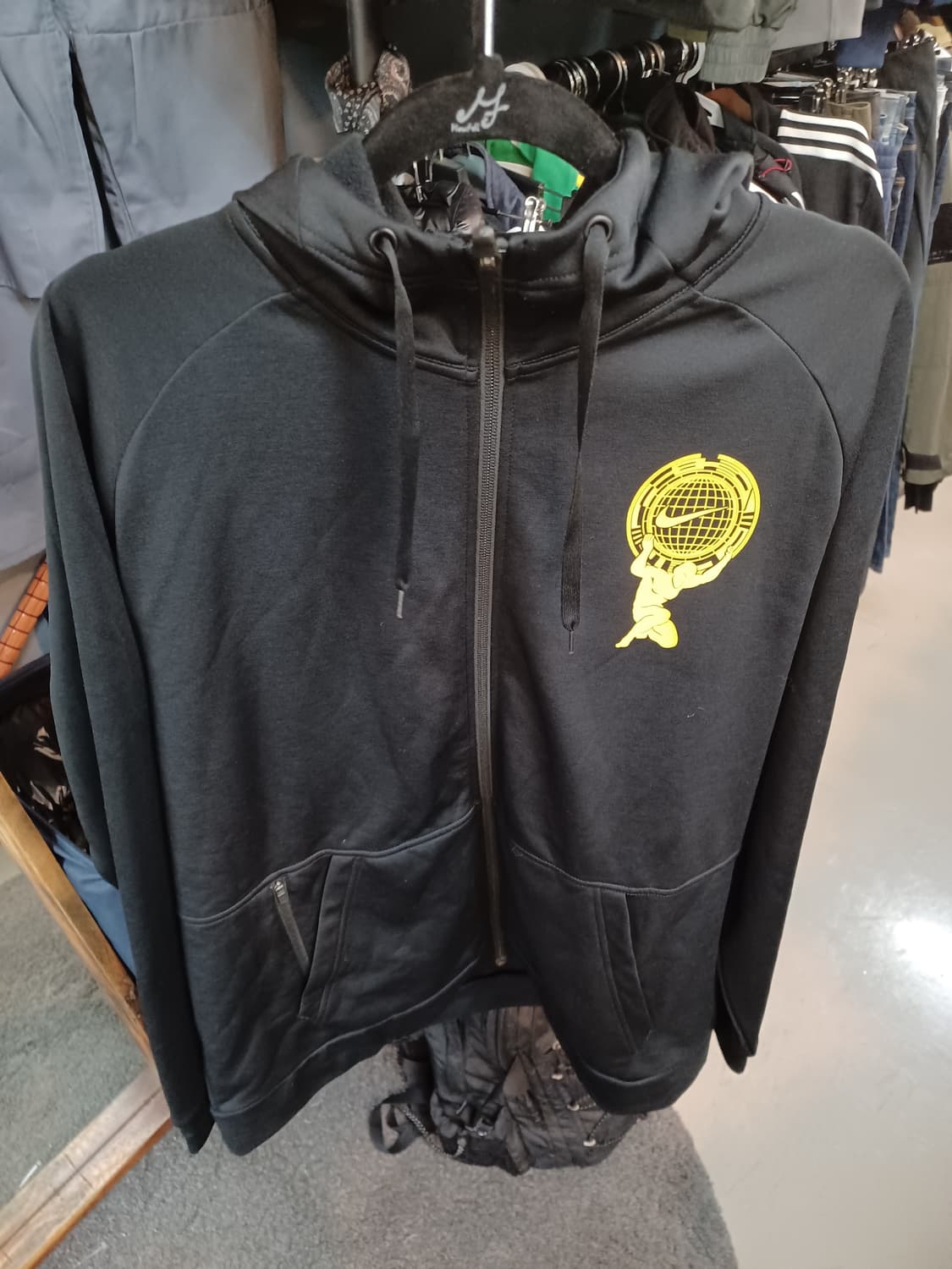 나이키 드라이핏 기모 휘트니스 후드집업 xxl 상품이미지6