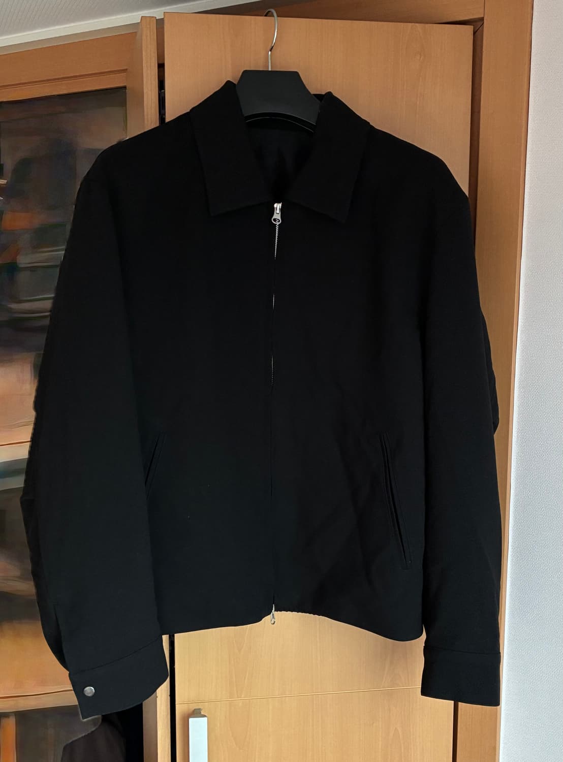 (L) 드로우핏 미니멀 자켓 BLACK 판매 상품이미지7
