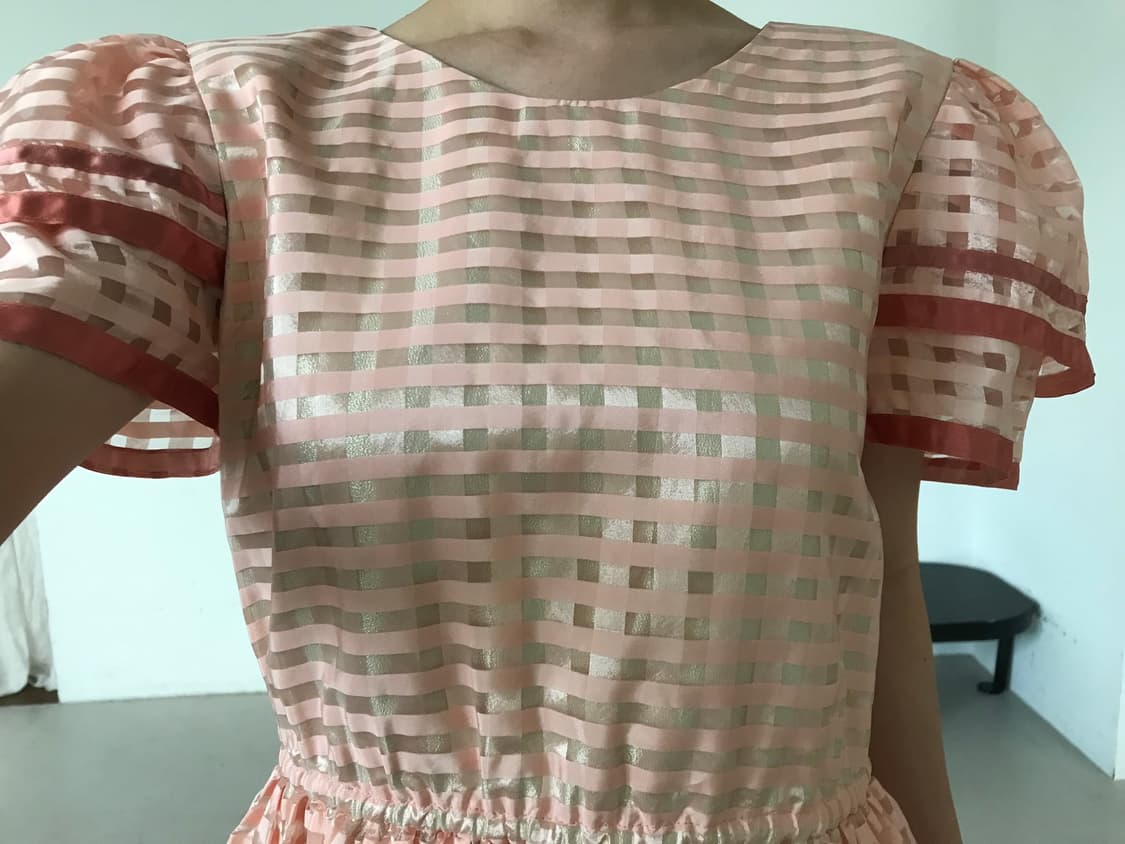 vintage pink pattern one-piece 상품이미지8