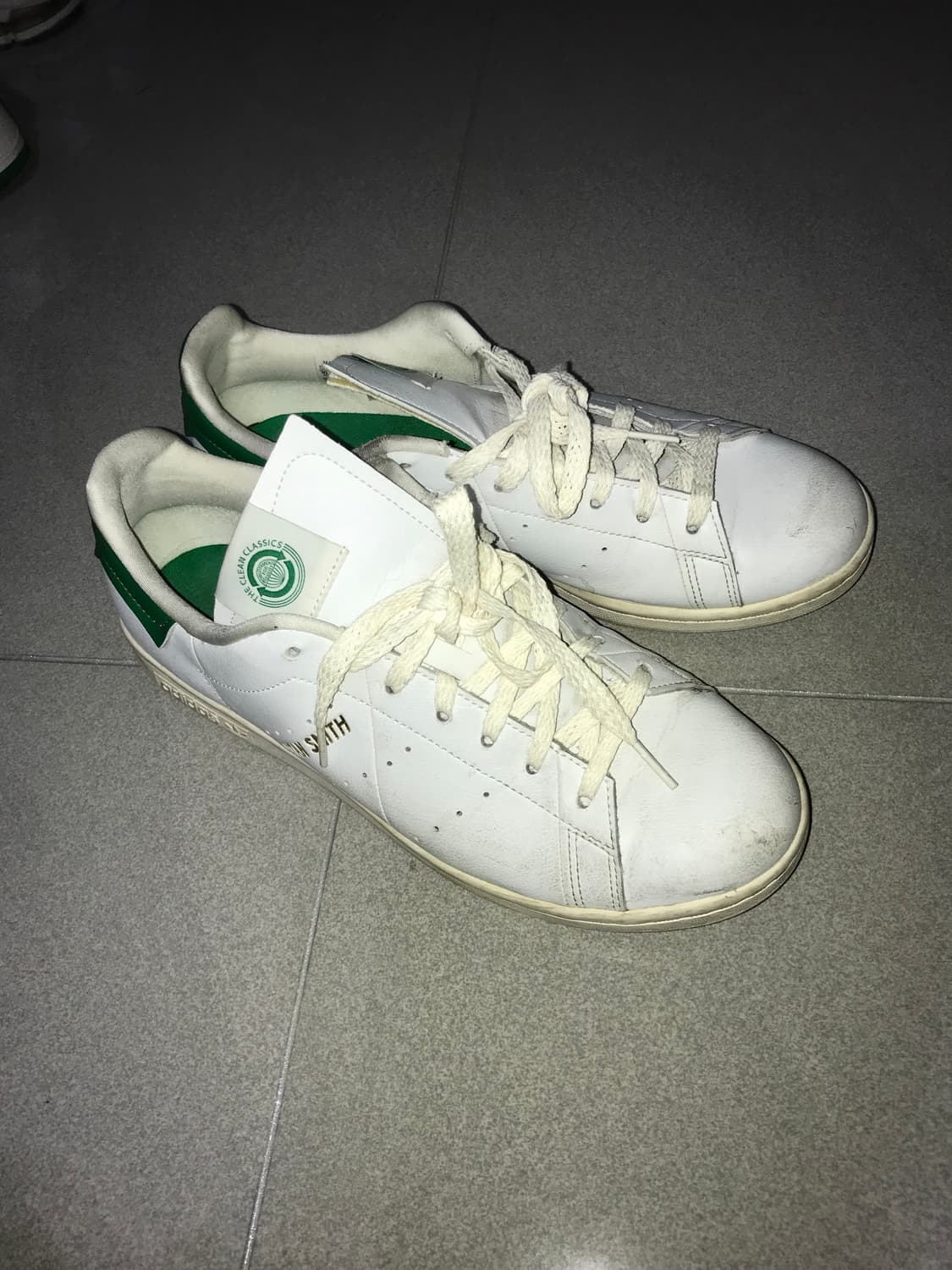 아디다스 스탠 스미스 흰/녹 280mm 상품이미지1