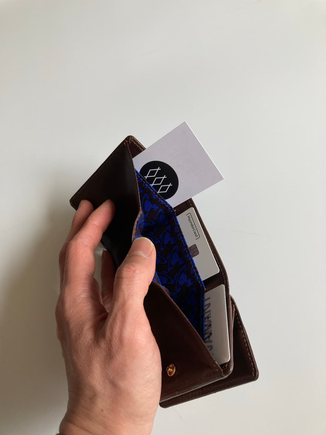 card wallet : brown color 상품이미지6