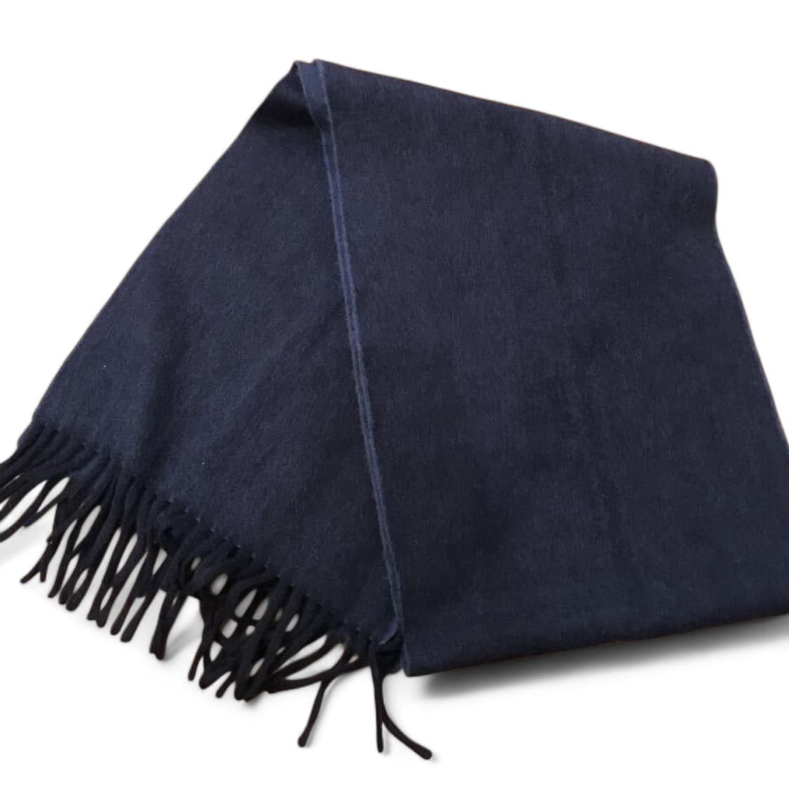 드레익스 앙고라 울 머플러 네이비 미품 상품이미지3