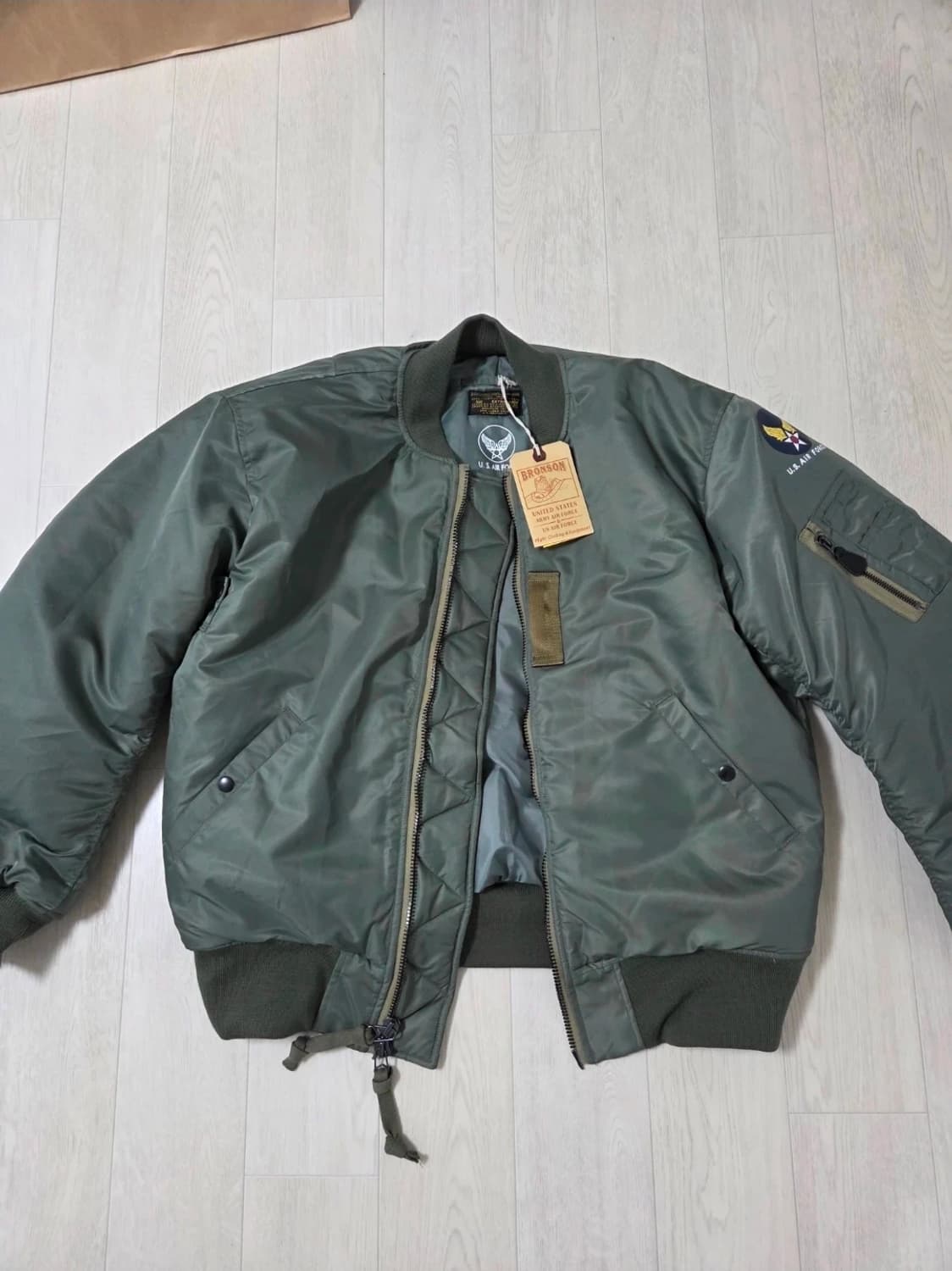 브론슨 MA-1 자켓 올리브 XL 상품이미지1