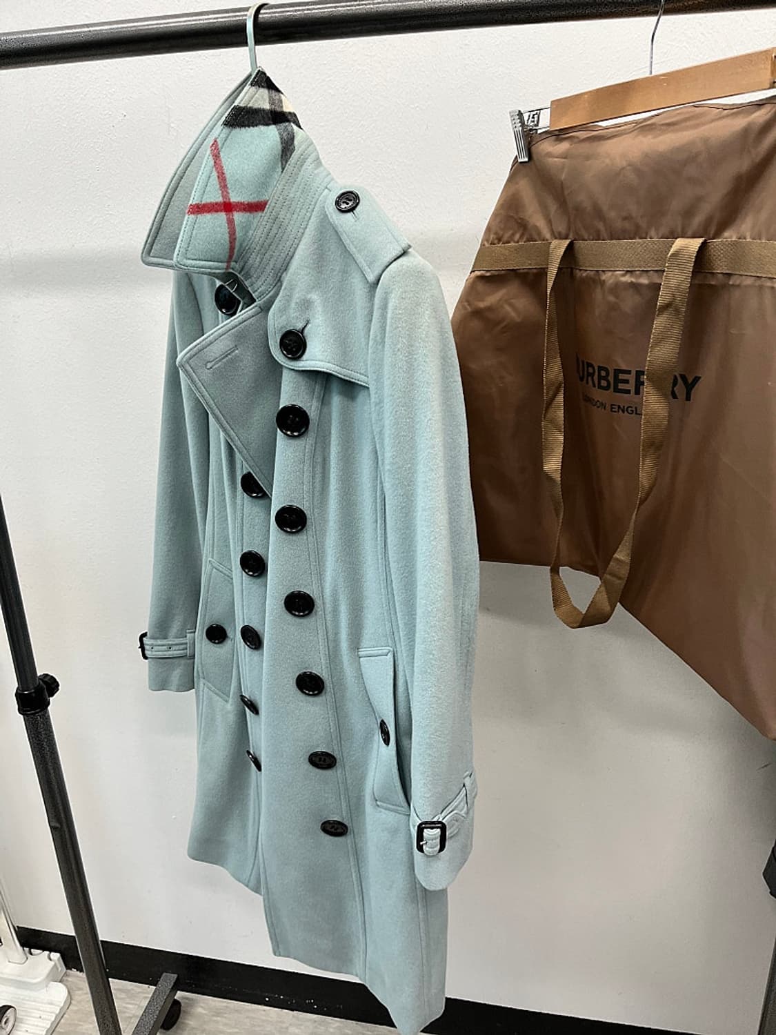 여) 버버리 캐시미어100% 코트  상품이미지2