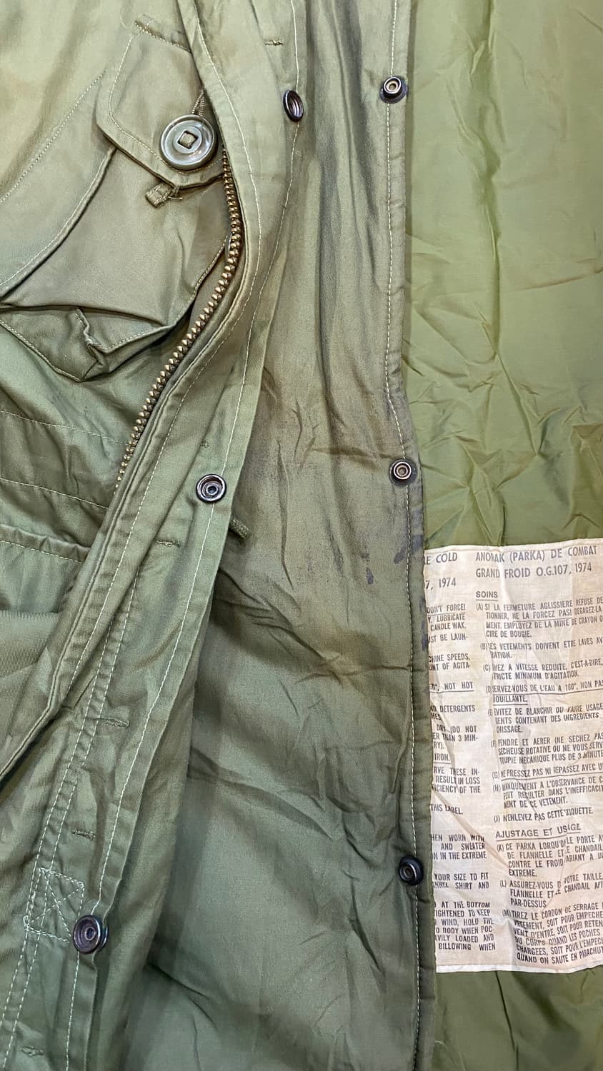 피쉬테일파카 70‘s France 상품이미지4