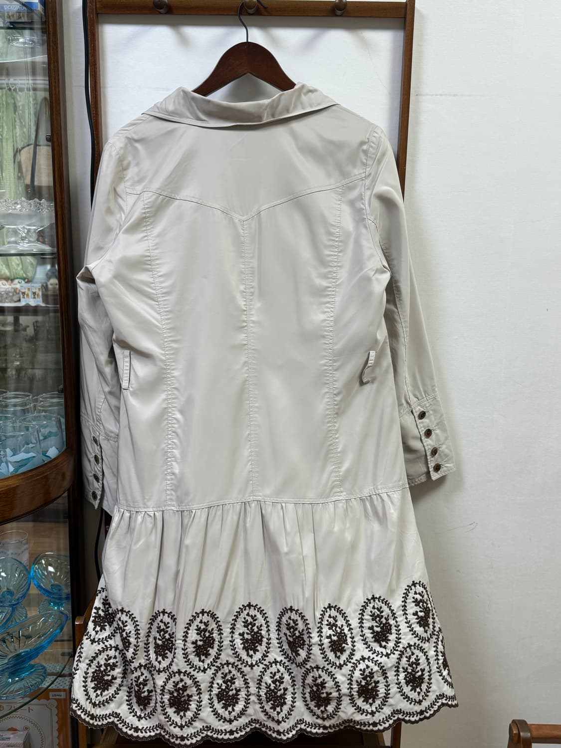 빈티지 누빔 프릴 자켓 상품이미지2