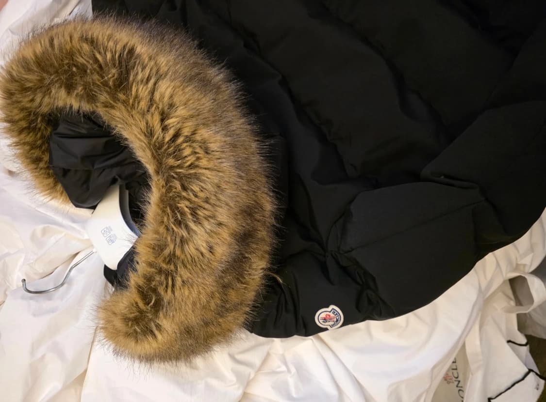 몽클레어 기모브 리얼폭스퍼 롱패딩 4사이즈 상품이미지7