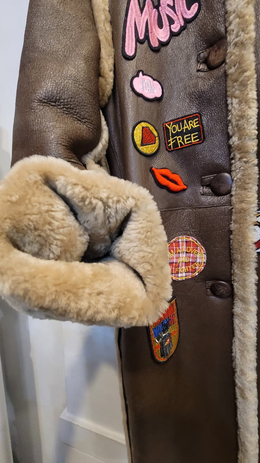 시어링 양가죽 양털 리얼 후드 롱 무스탕 상품이미지4