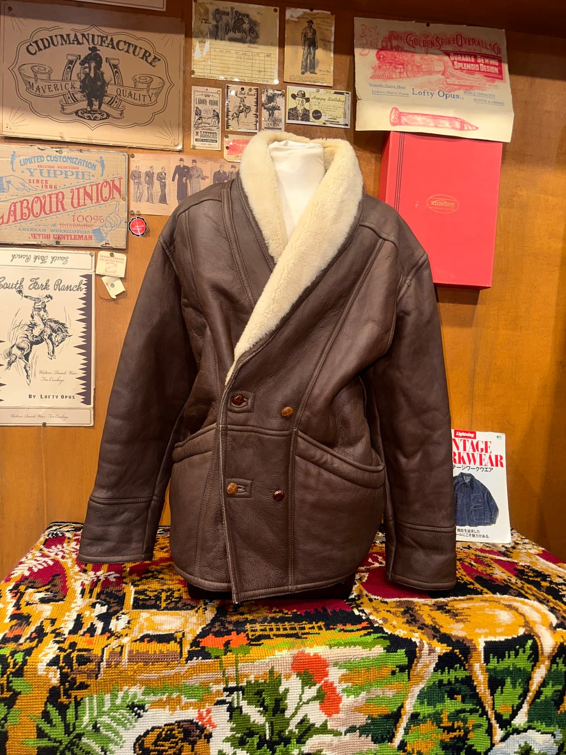 ( 2XL ) 양가죽무스탕 이테리무스탕 레더자켓 양가죽자켓 상품이미지3