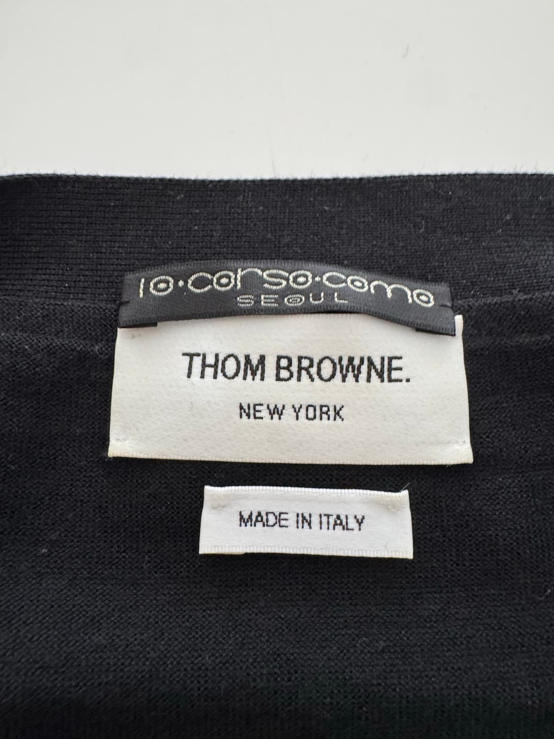 Thom Browne 블랙 울 가디건 상품이미지3