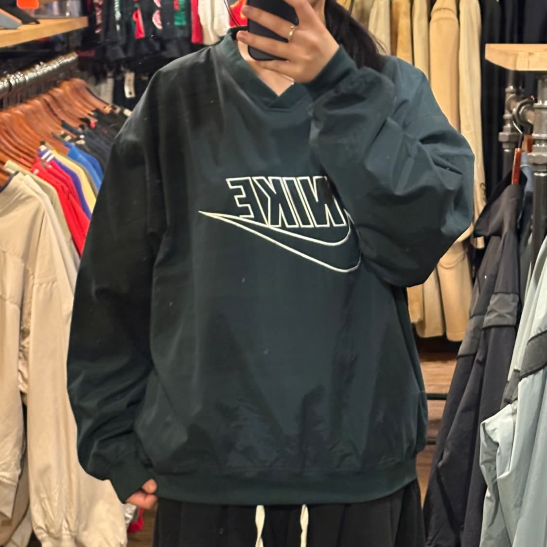 [HI] Nike 나이키 빅로고 웜업 딥그린 상품이미지1