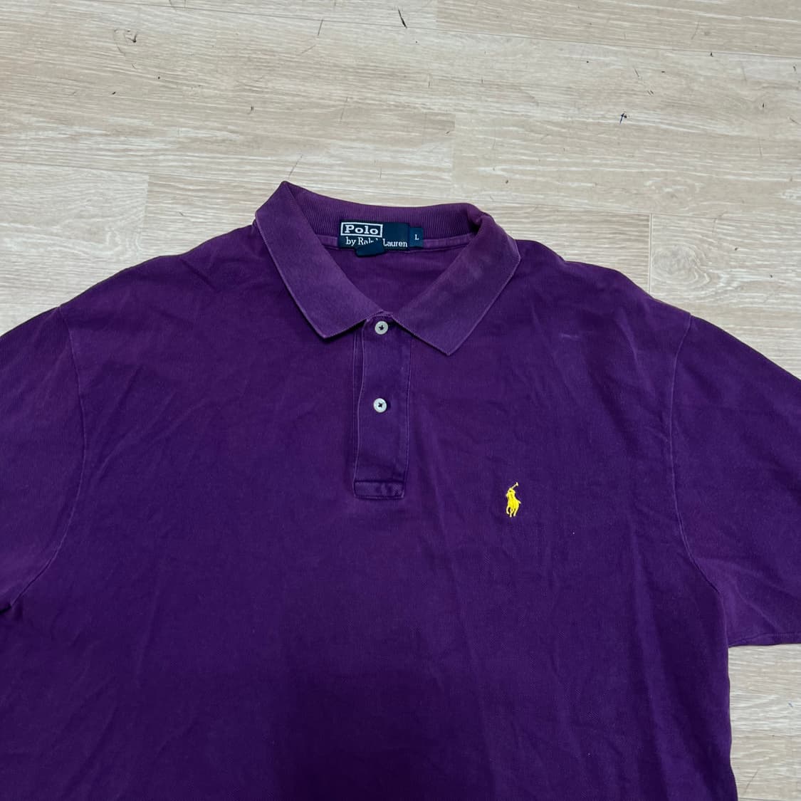 폴로 랄프로렌 스몰포니 피케 PK 반팔 카라티 [퍼플] L/100 상품이미지2