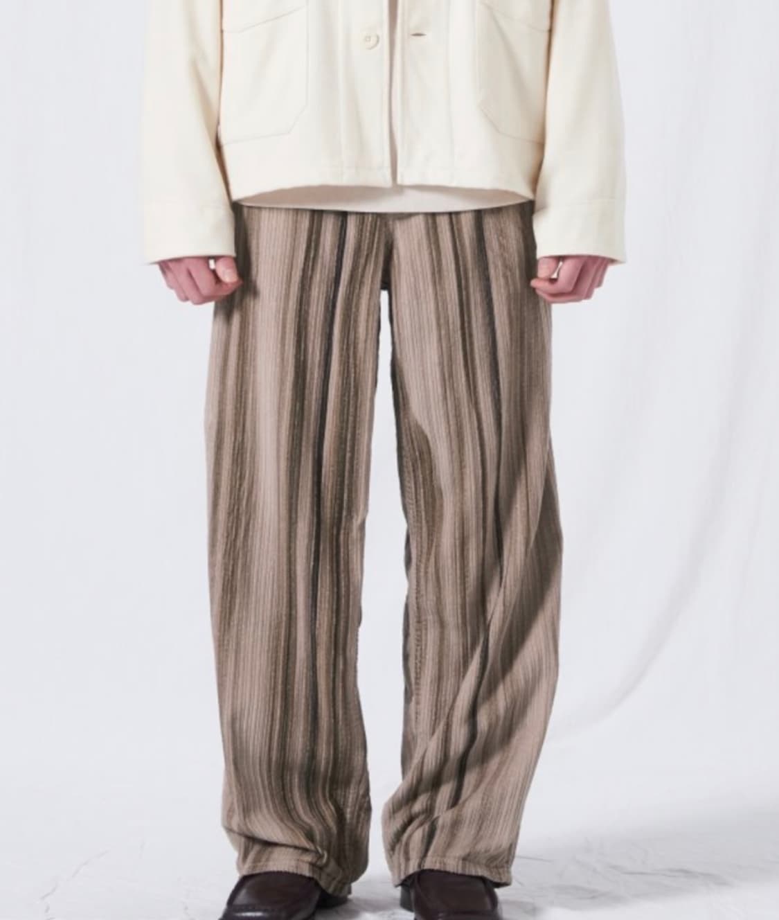 [44] 아워레가시 20fw 바스트컷 44 헤어 스트라이프 코듀로이 팬츠 상품이미지7