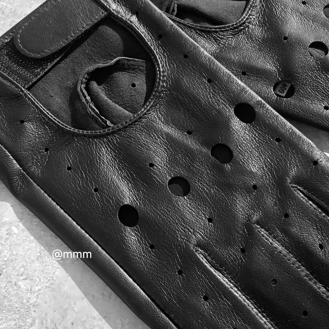 드라이빙 소가죽 장갑 블랙 상품이미지6