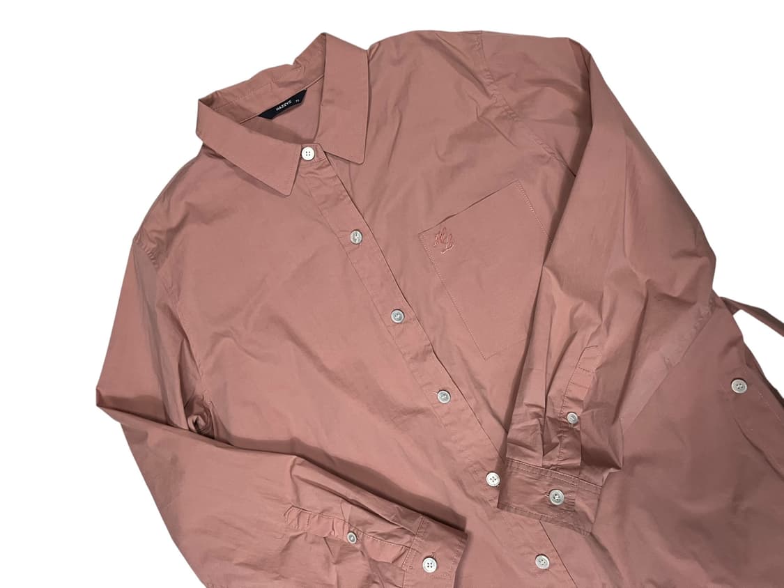 헤지스 핑크 롱 벨트 봄 원피스 M 상품이미지3