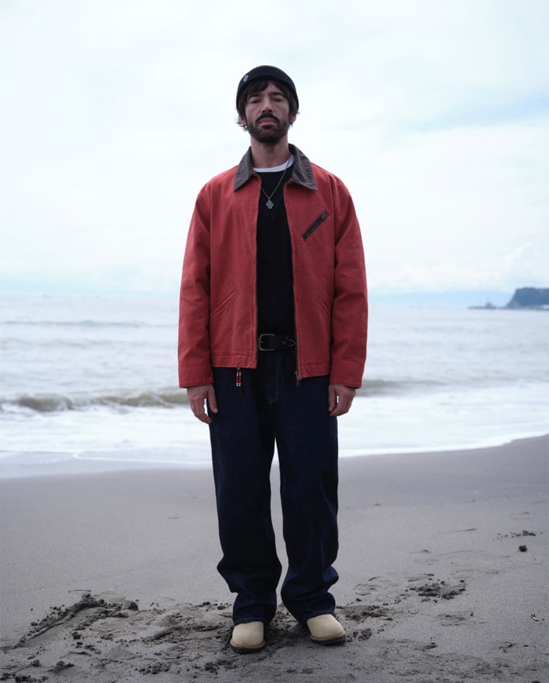 유니폼브릿지 24FW 캔버스 워크 자켓 레드 XL 상품이미지8