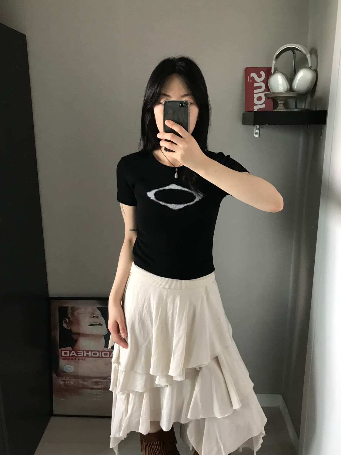 미스치프 롬버스 블러 티셔츠 상품이미지4