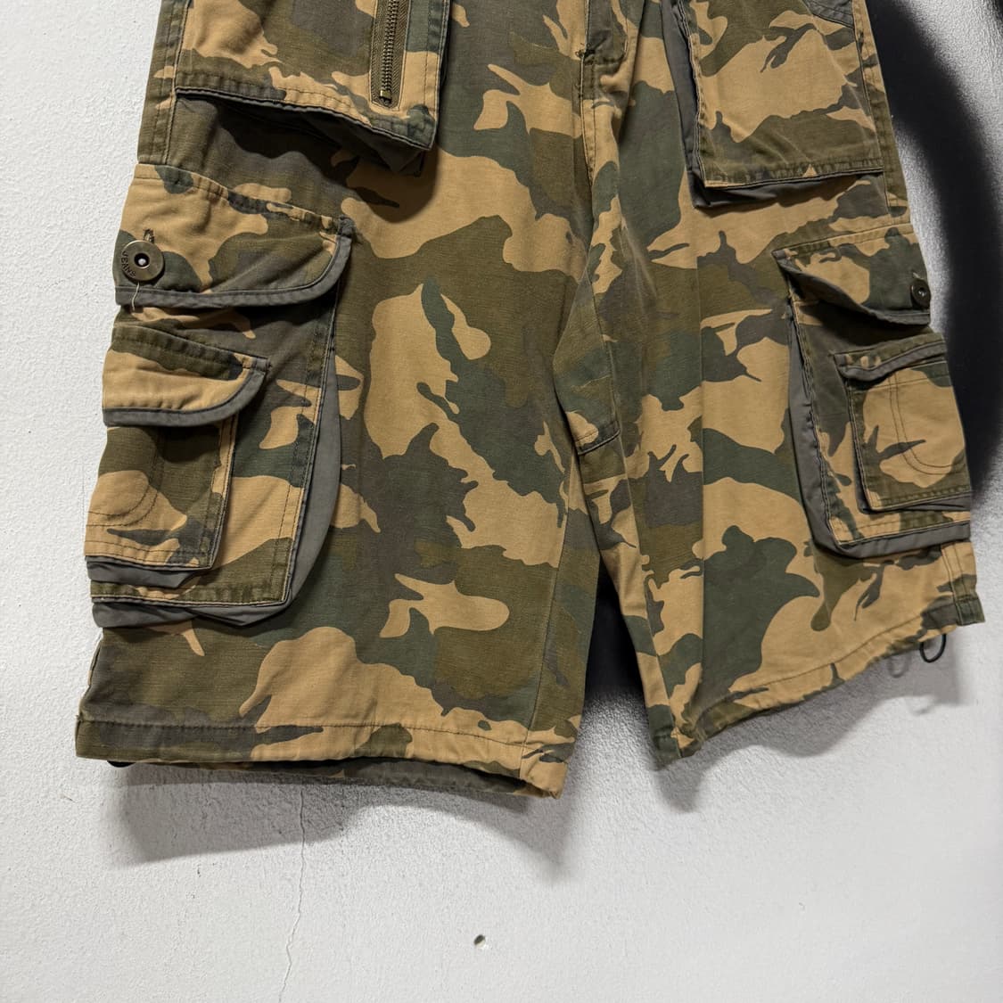 VTG 빈티지 멀티 디테일 카모 와이드 카고 쇼츠 팬츠 상품이미지4