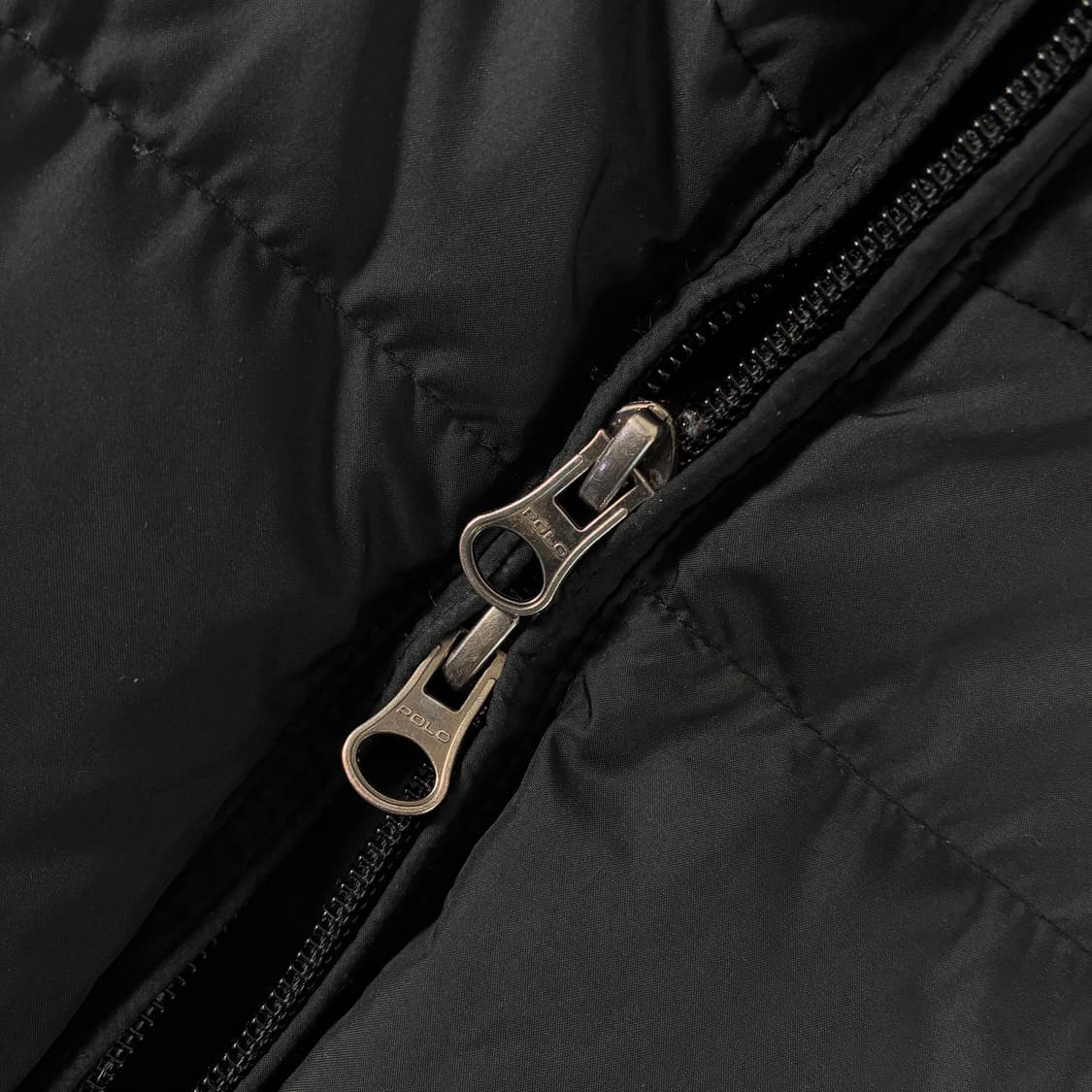 Polo  폴로 랄프로렌 자수 블랙 다운 푸퍼 베스트 상품이미지4