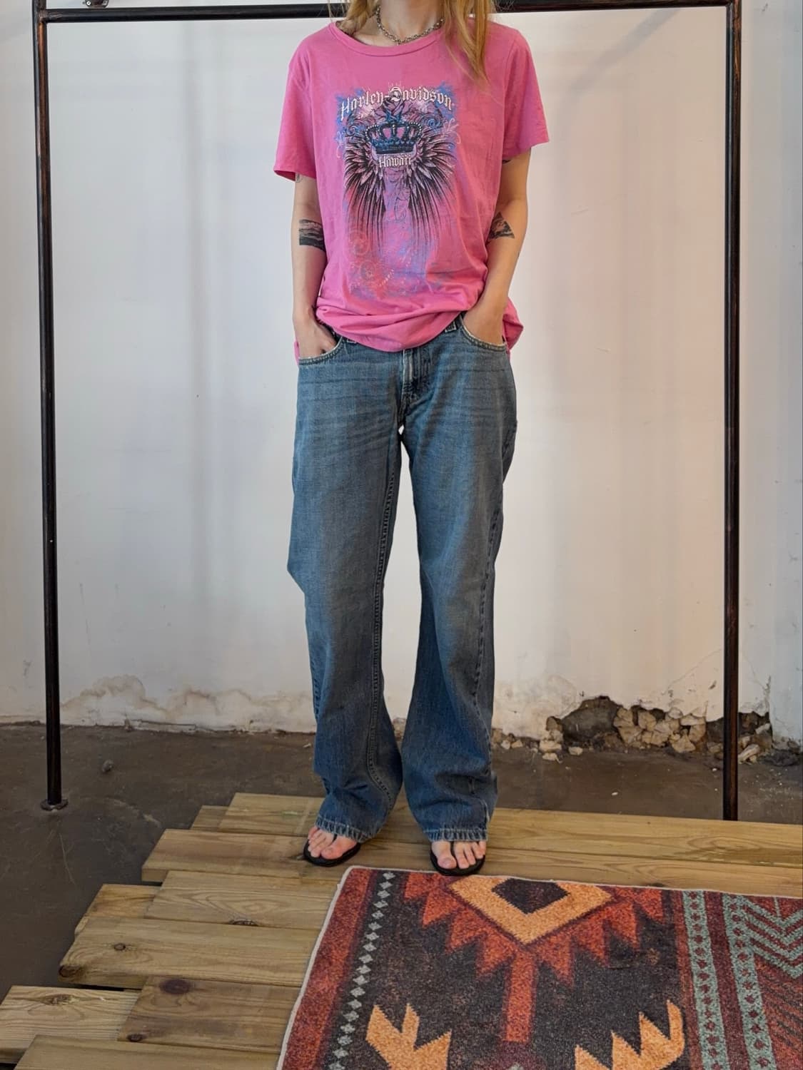 Levi’s 527 로우 부츠컷 데님 팬츠 연청 워시  상품이미지1