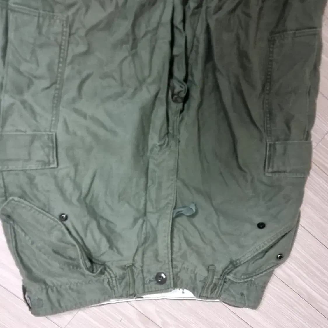 미군 오리지널 m65 올리브 그린 카고 바지(27-31) 상품이미지4