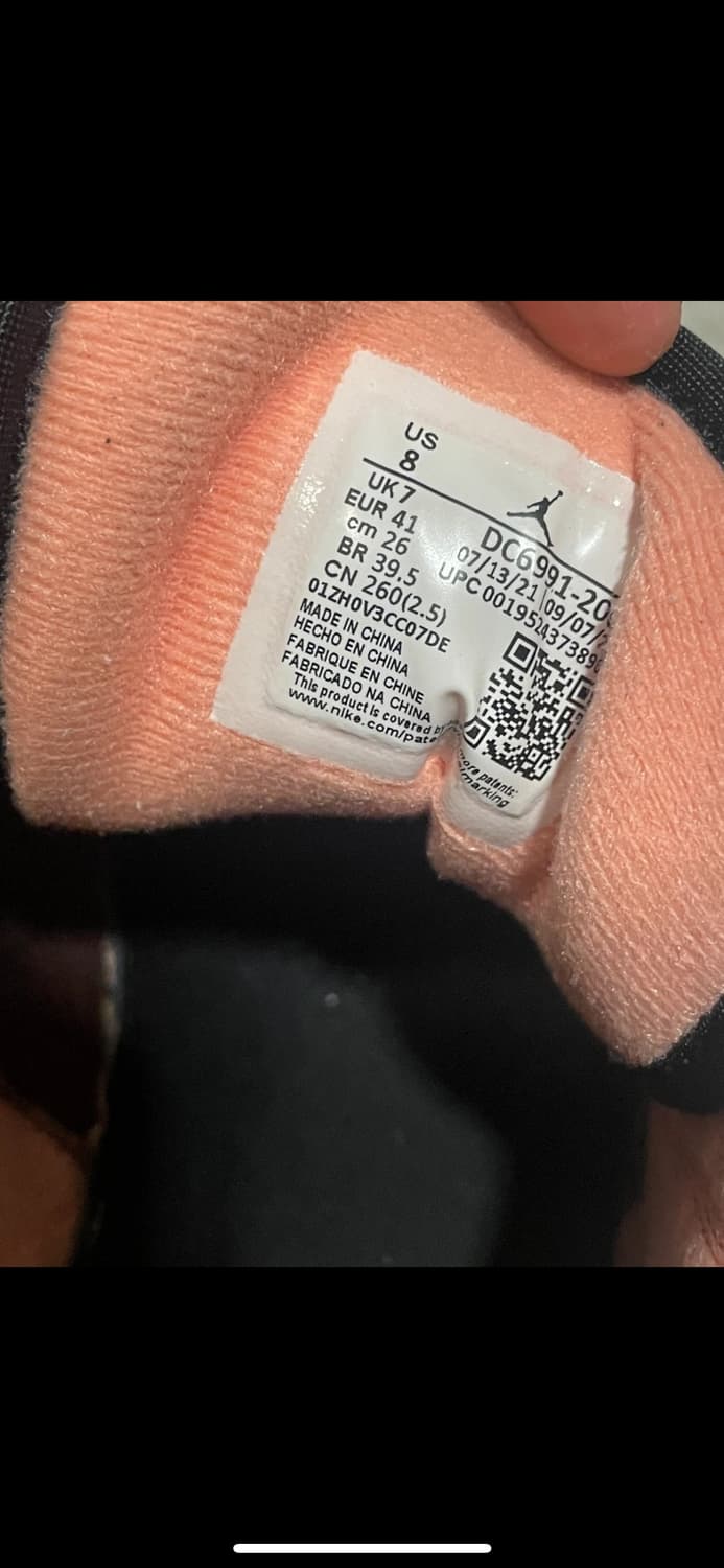 나이키 에어 조던 1 로우 초콜릿 260 상품이미지3