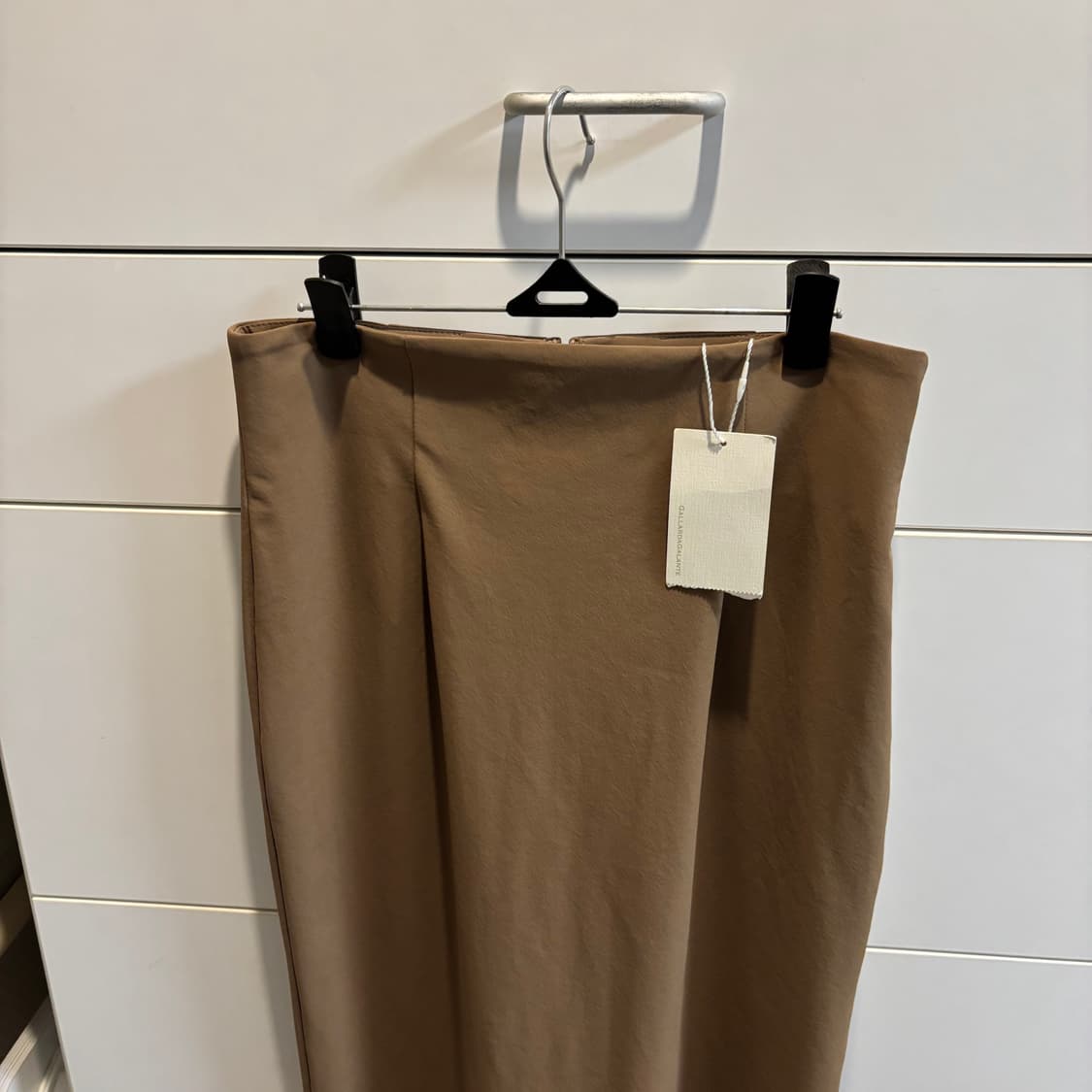 일본제 모카무스 신축성좋은 트임 롱 스커트 새제품 상품이미지6