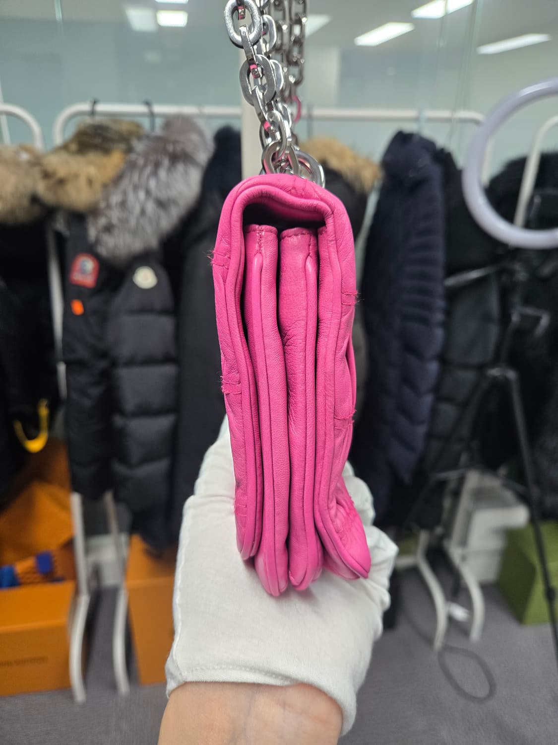 [특가][정품]프라다 고프레woc 체인백 상품이미지4