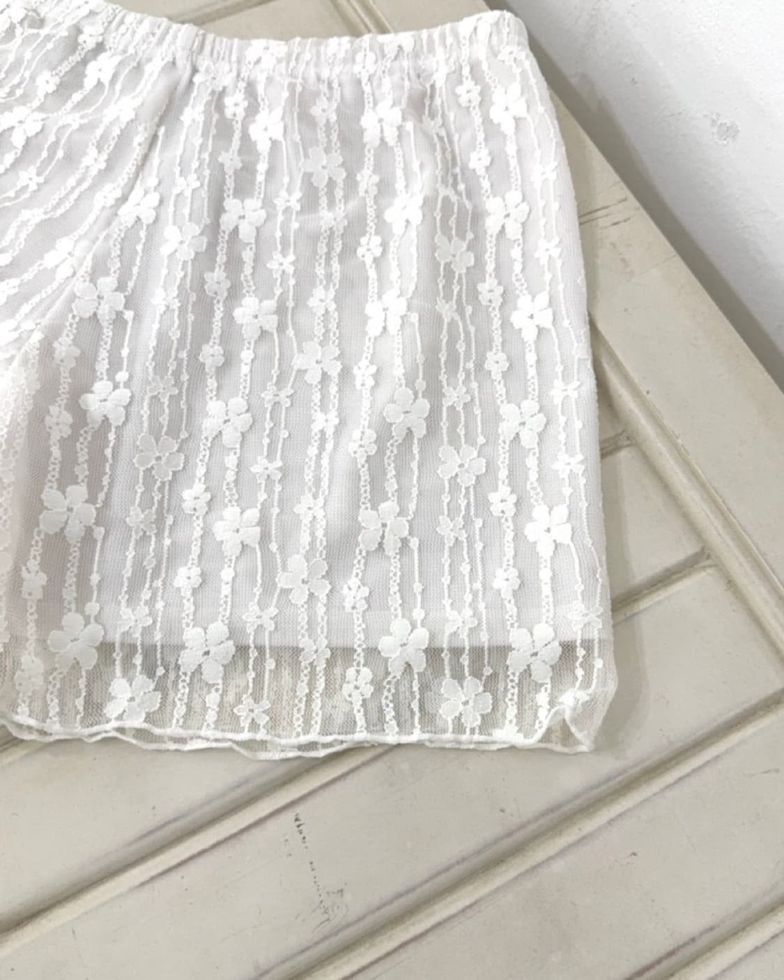 White lace pants 상품이미지3