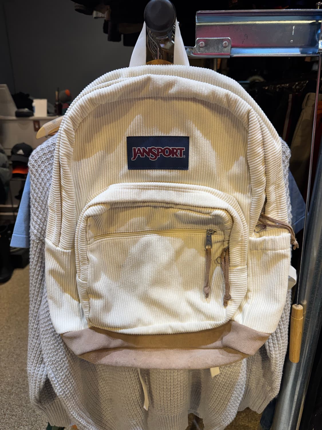 잔스포츠 코듀로이 백팩 상품이미지1