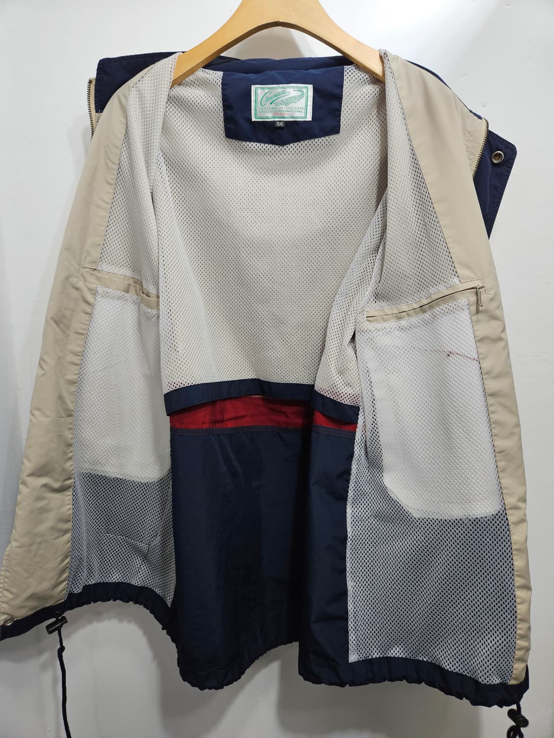 크로커다일 배색 바람막이 점퍼 100 상품이미지6