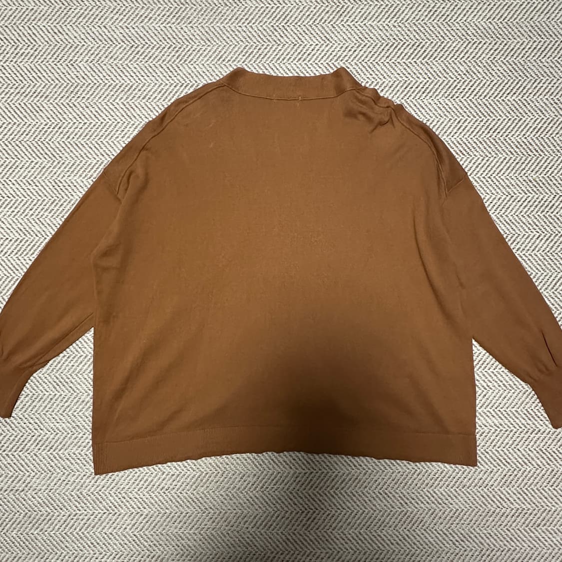 SAMANSA MOS2 knit cardigan brown 상품이미지2