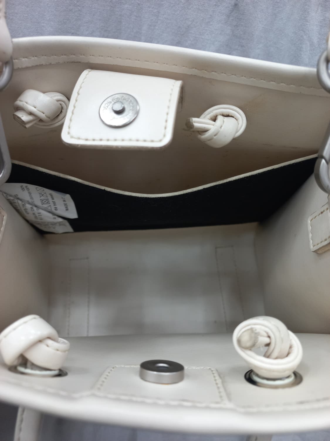 캉골 듀오 캔버스 토트백 (블랙) 상품이미지9