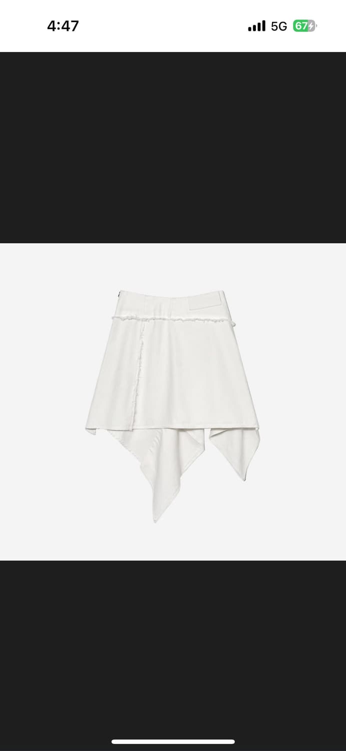 글로니 그런지 데님 스커트 bones grungy skirt 상품이미지2