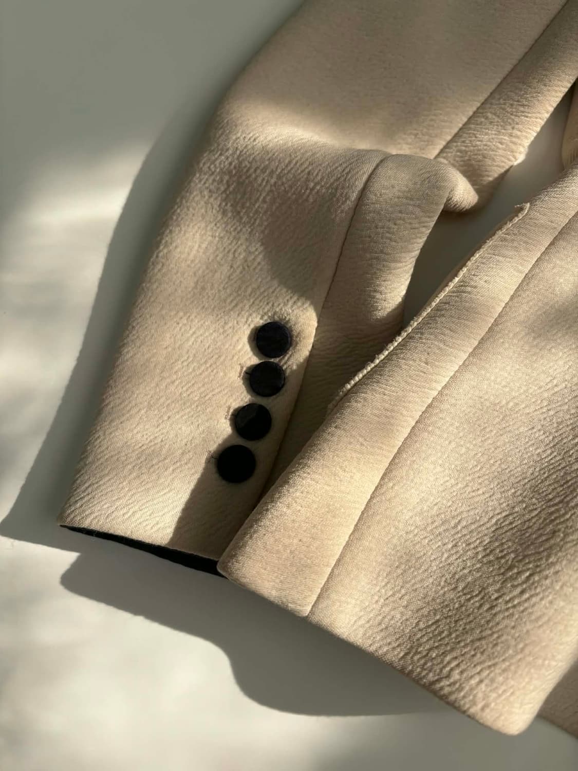 [S] 타임 TIME 포스트모던 한섬 베이지 카라리스 멀티포켓 자켓 상품이미지10