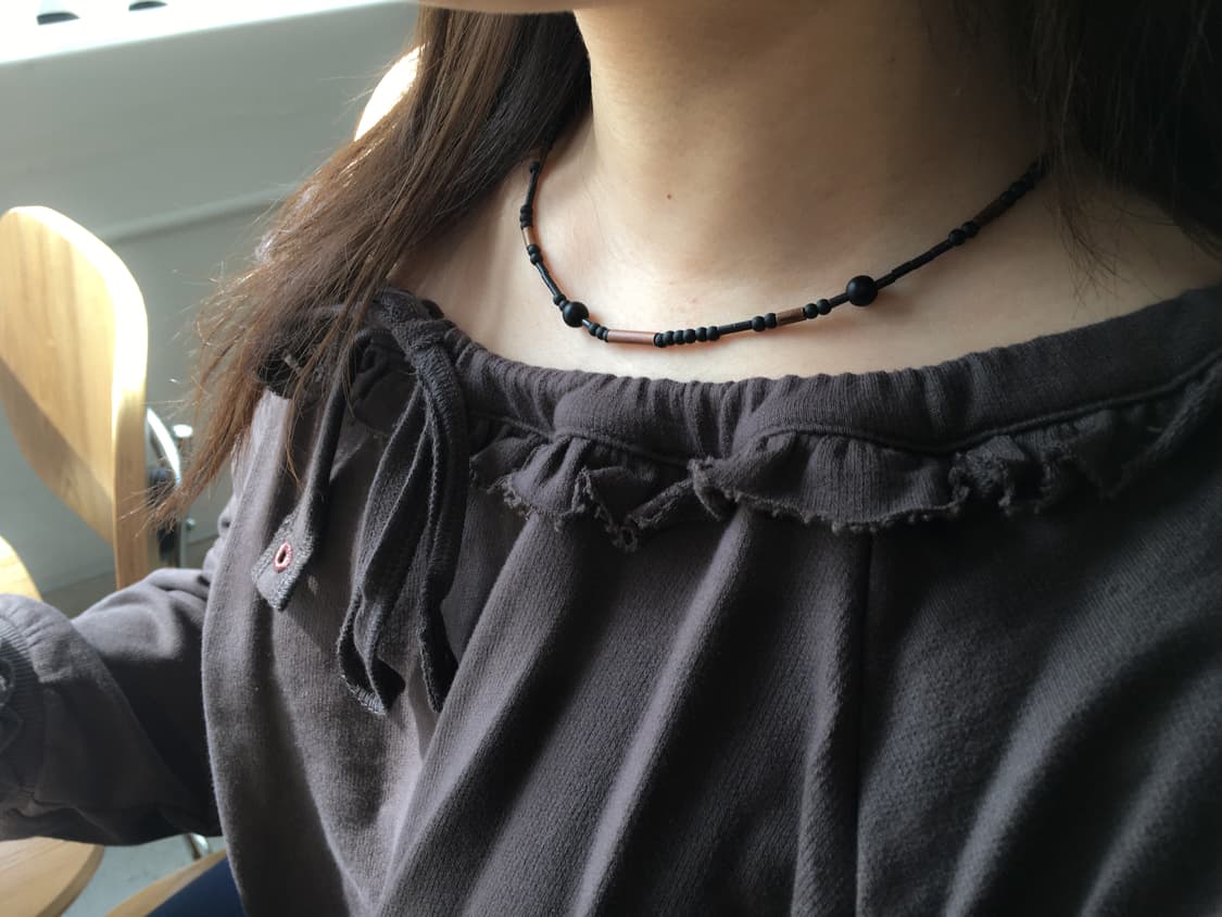 dark ball necklace 상품이미지2