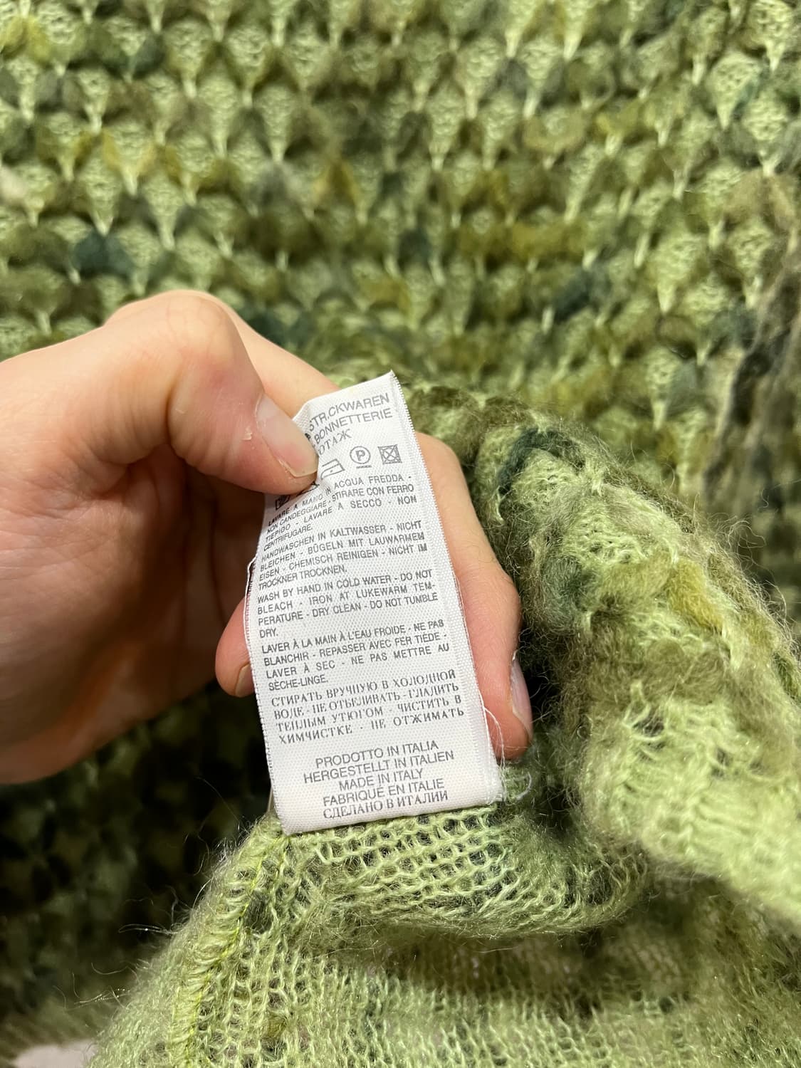 Made in ITALY 모헤어 니트  상품이미지7