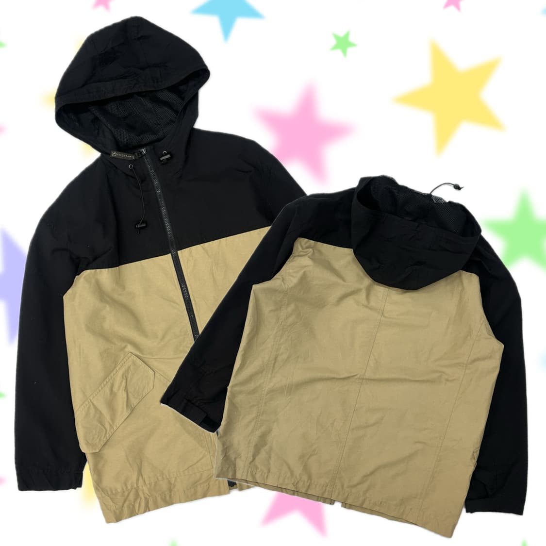 SIMPLE LIFE 아메카지 배색 바람막이 빈티지 시티보이 일본빈티지 상품이미지1