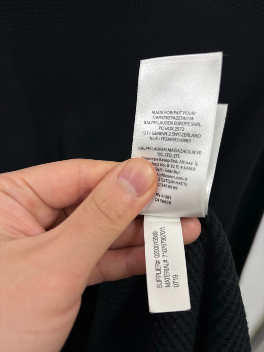 폴로랄프로렌 와플 긴팔티 상품이미지6