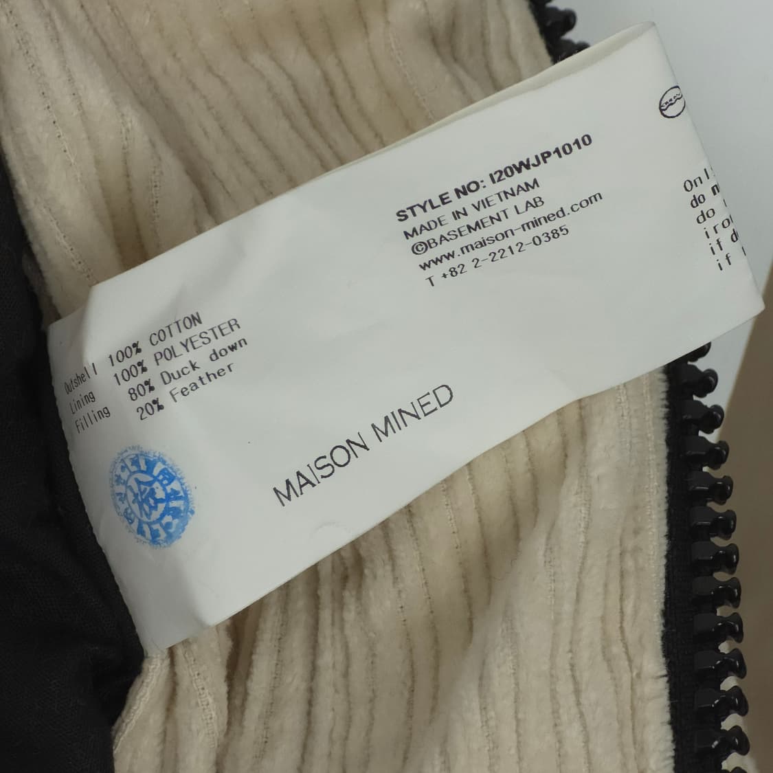 [S] 메종미네드 코듀로이 마일드 다운점퍼 상품이미지6