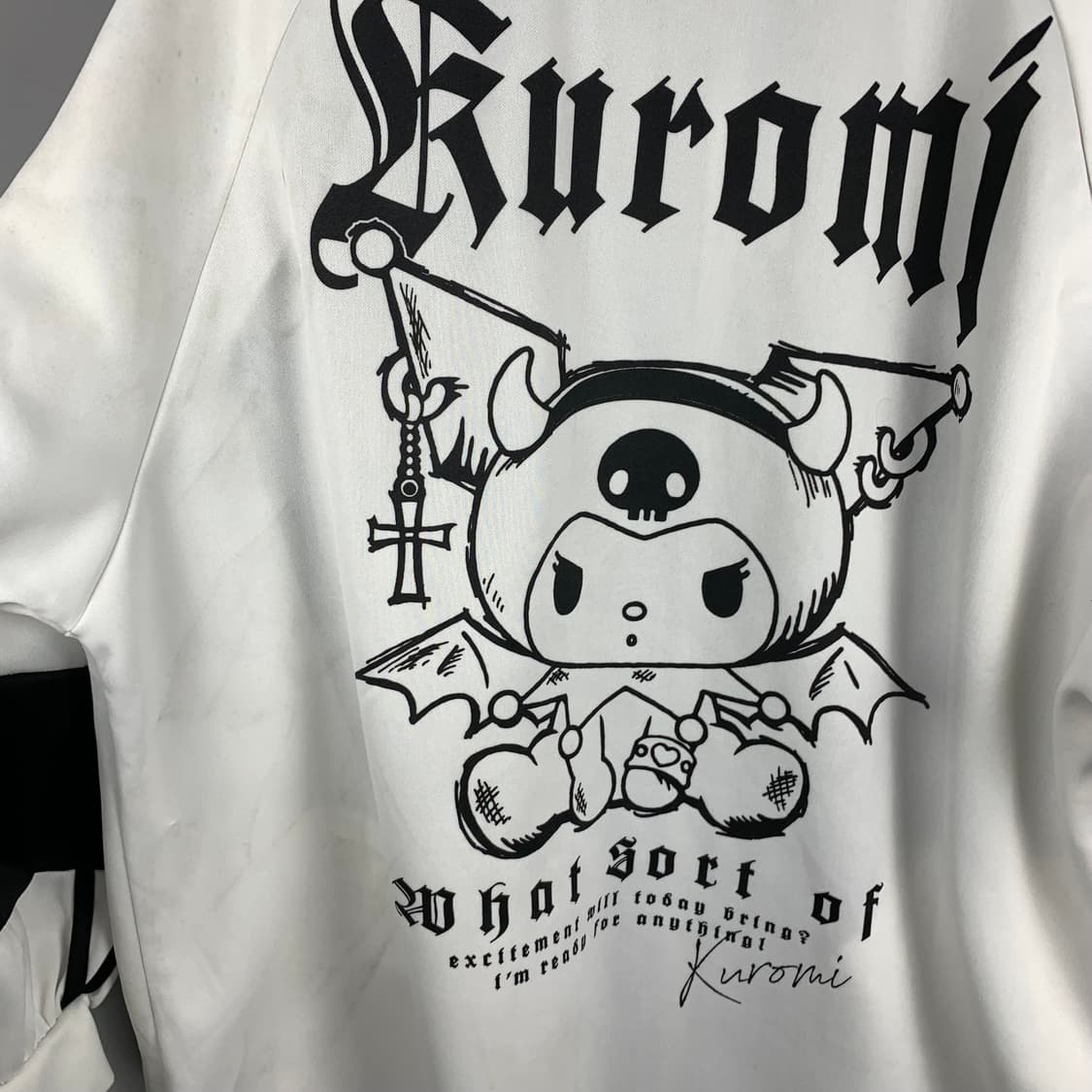 Vintage 빈티지 쿠로미 스컬 펑크 오버핏 져지 상품이미지5