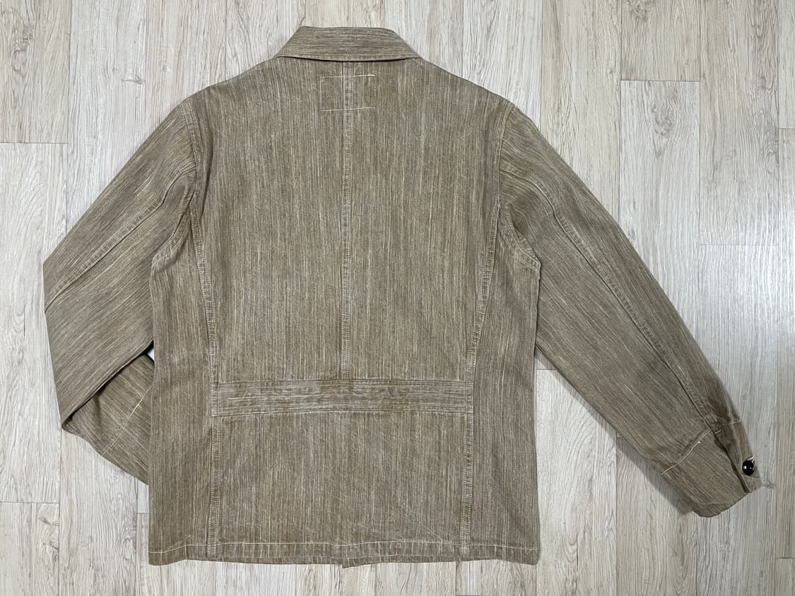 95~100) 슈가케인 베이지데님 커버올 자켓 상품이미지2