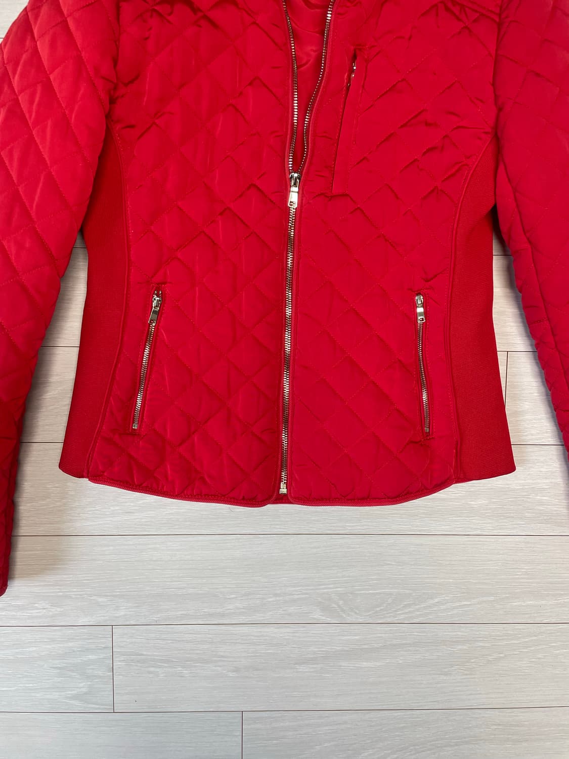 ZARA 퀼팅 자켓 (레드) 상품이미지4