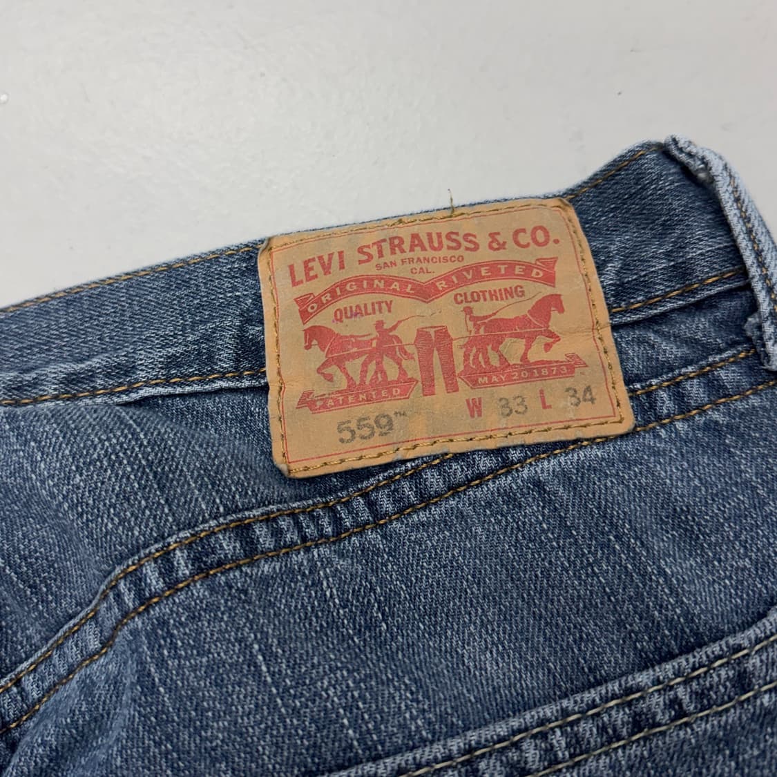 리바이스 559 새깅 워싱 스케이터 데님팬츠 상품이미지6