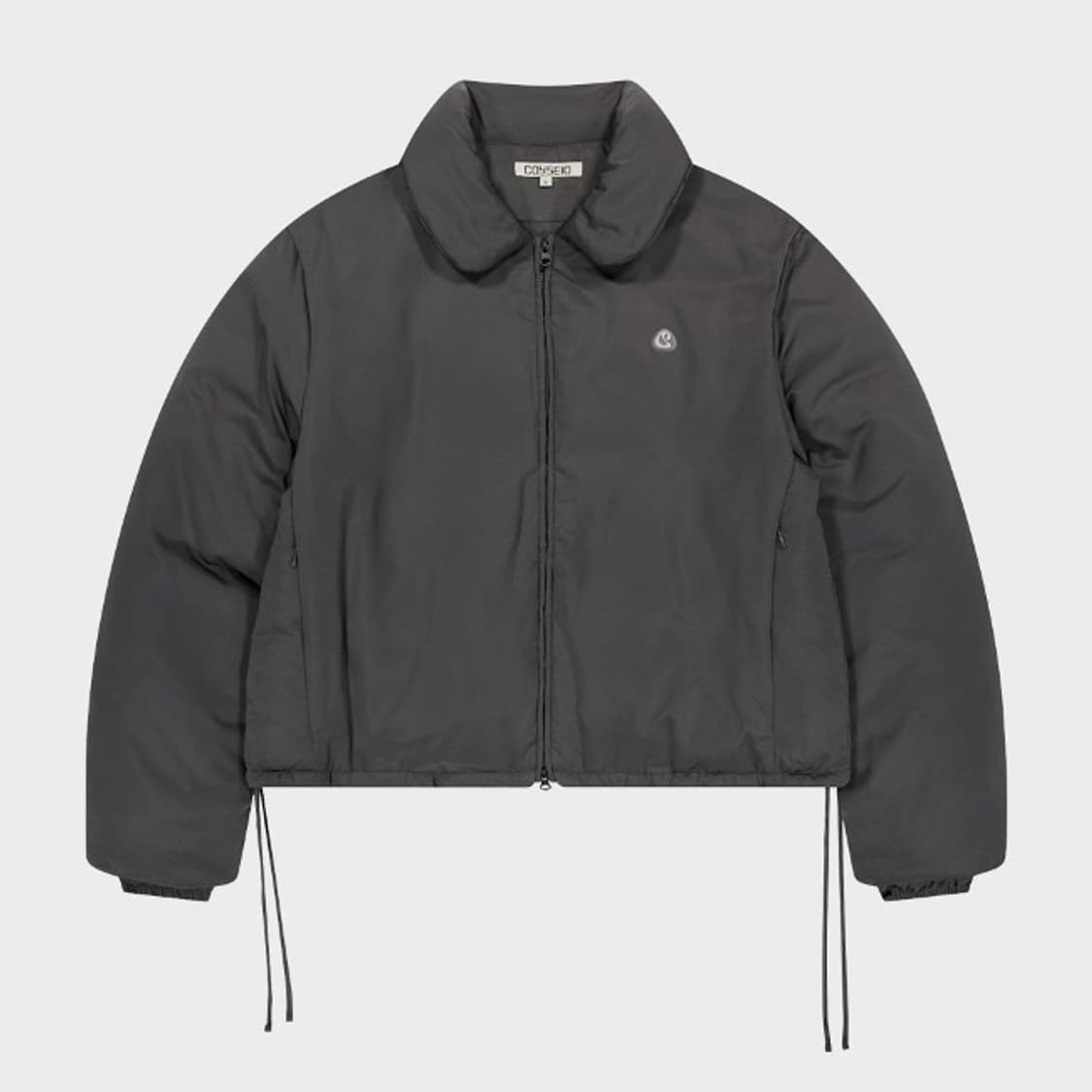 코이세이오 솔리드 패디드 자켓 그레이 상품이미지1