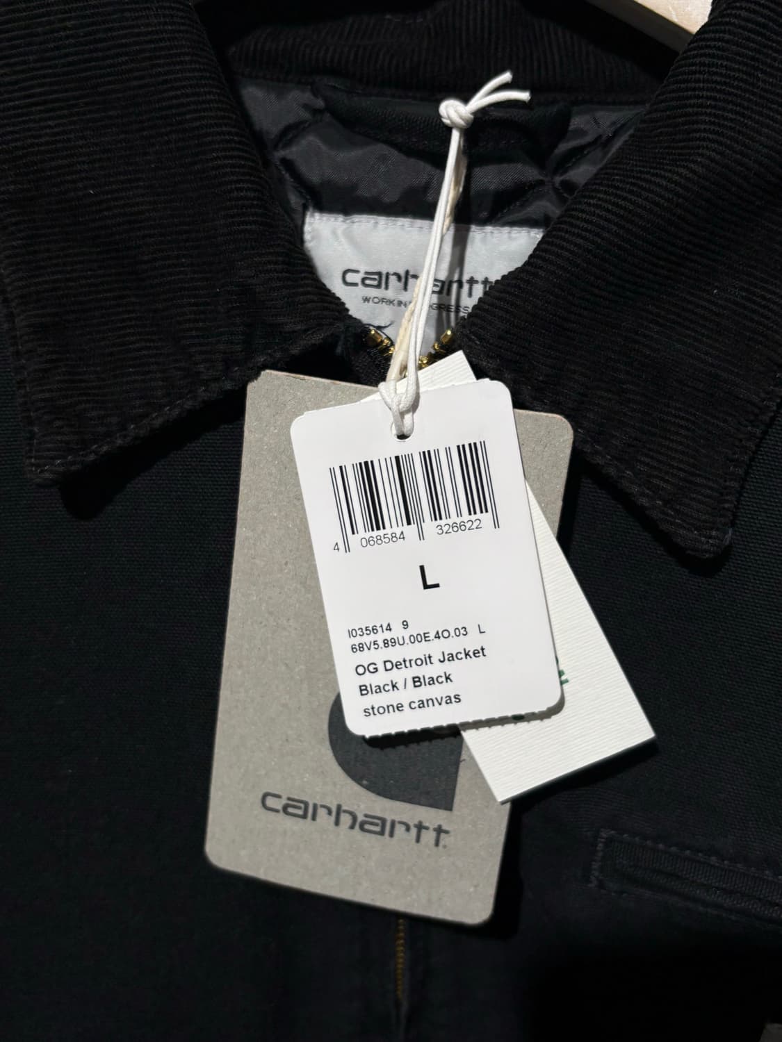(새상품) 칼하트 OG 디트로이트 자켓 블랙 L 상품이미지2