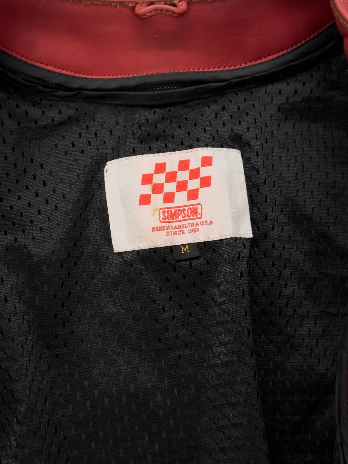 SIMPSON 레더 레이싱 자켓 상품이미지7